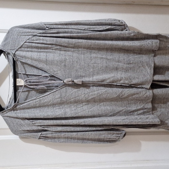 We the Free womens oversized fit top‎ size XS gray flowy FP - Picture 1 of 9